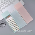 Einfacher Bleistift PP Transparent Student Shopey Case